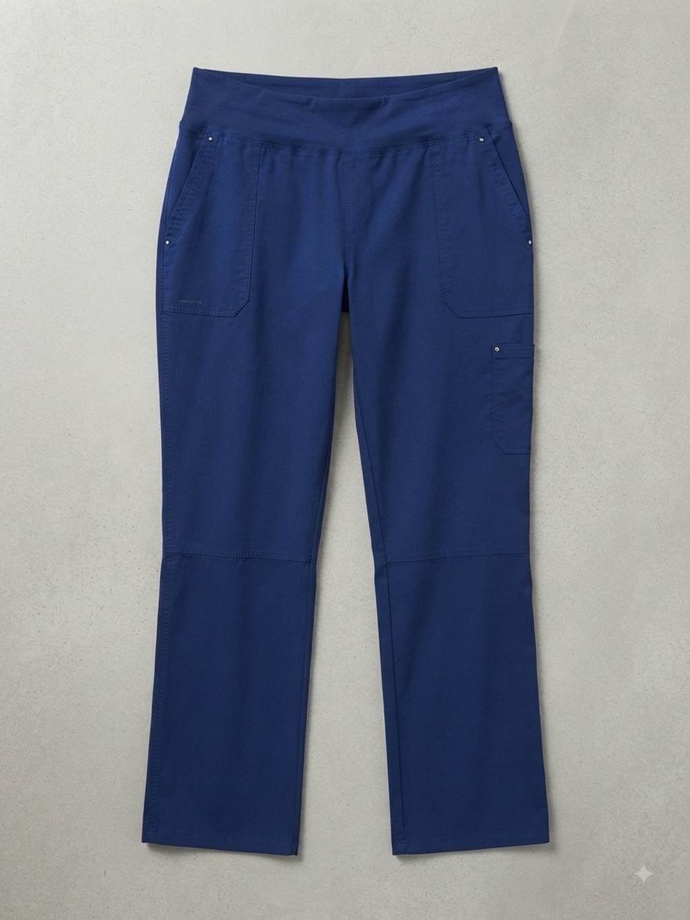 Healing Hands Purple Label Women's Blue Pull-On Scrub Pants with Pockets XL